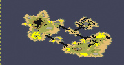 Small Islands of war - Red Alert 2 Map Preview Image